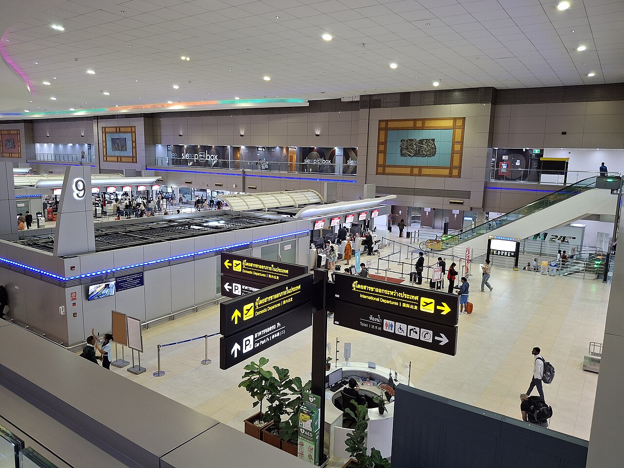 Inside Don Mueang Airport Terminal 2