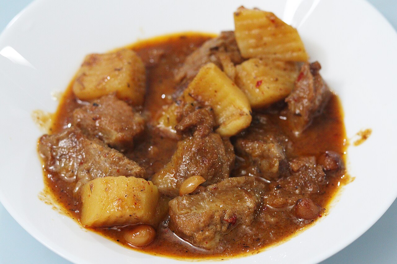 마싸만 커리 음식 사진